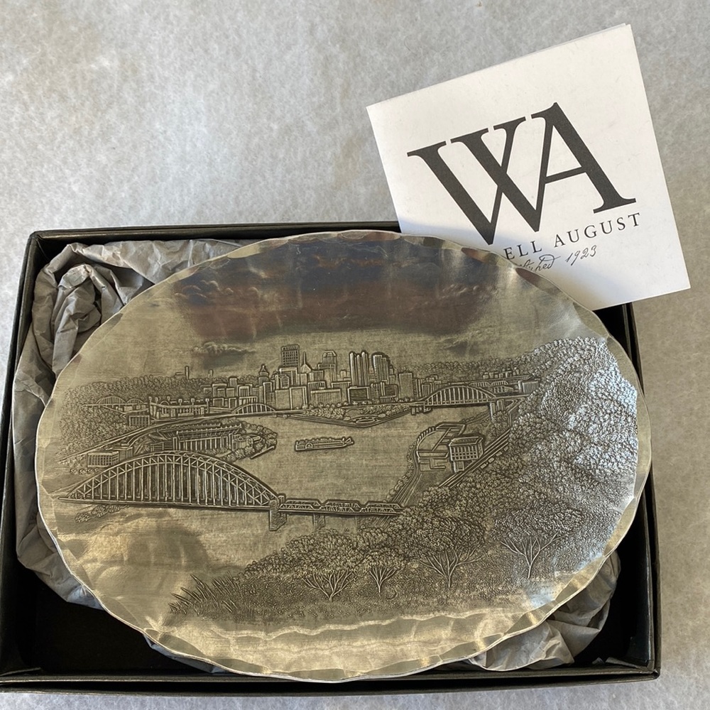 Wendell August Forge Pittsburgh Dish/Tray NWT